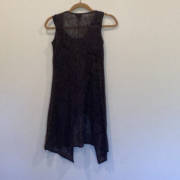 Ronen Chen sexy Lacey PO wrap tunic w/matching Jersey tank in Israel 0, US 4. - Picture 4 of 5